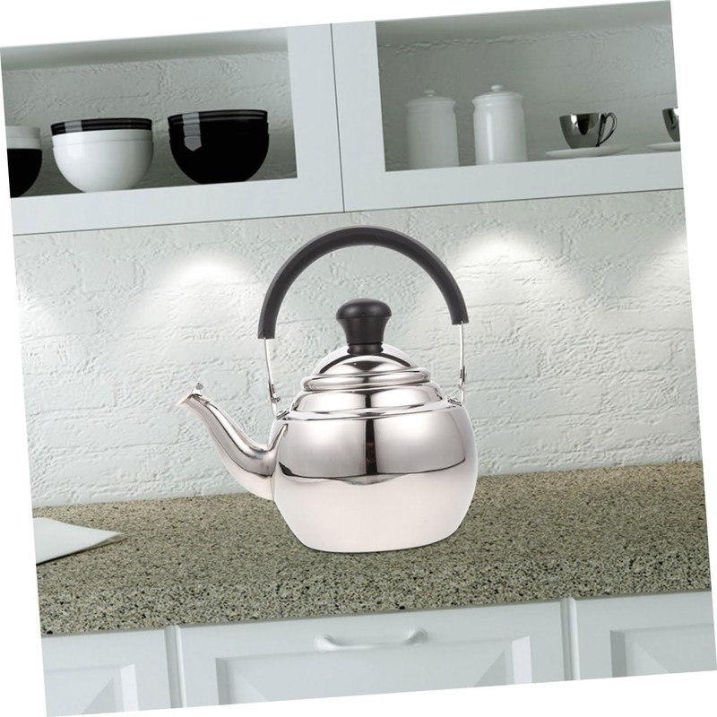 Mikinona Convenient Tea Pot Handheld Metal Kettle 2.0l Home Supplies