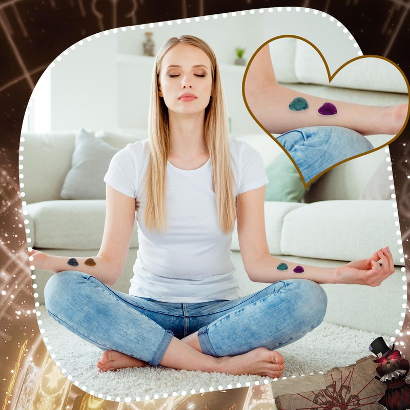 40Pcs Healing Crystals Heart Stones,Love Heart Natural Gemstones for Lover,Valentine's