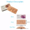 Silicone Face Eye Makeup Practice Board Realistic and Reusable Makeup