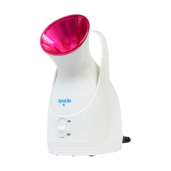 SpaLife Facial Steam Therapy Nano Ionic Warm Mist Facial Steamer - Unclogs Pores - Blackheads