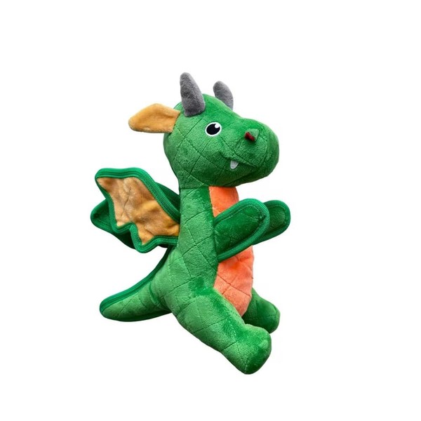 Rnika Plush Green Dragon Dinosaur Dog Toy