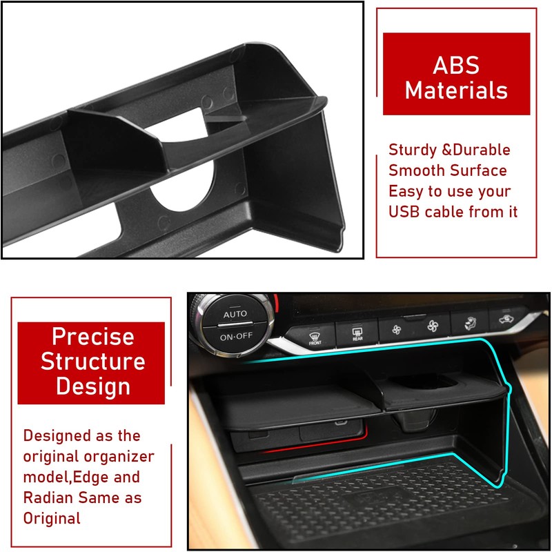 TTCR-II Compatible with Nissan Sentra Center Console Organizer 2020-2024 2025,