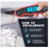Kizen Digital Waterproof Instant Read Meat Thermometer - Black Red-NEW/SEALED