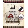 Bencailor 6 Pcs Kitchen Aprons Waterproof Aprons Adjustable Baking Cooking