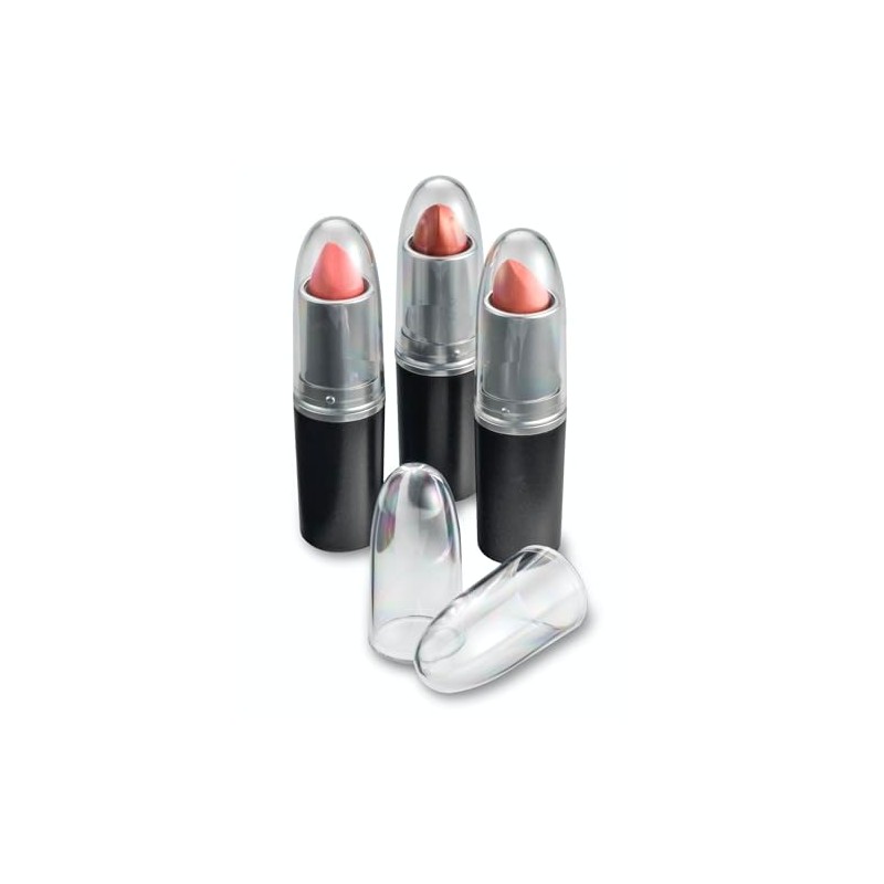 Clear Acrylic Lipstick Caps - Reemplaza Tapas Individuales MAC Originales