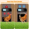 Automatic Chicken Coop Door Solar Powered, LCD Screen Electric Auto