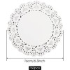 150 Pcs 6" White Lace Paper Doilies,Disposable Round Liners for