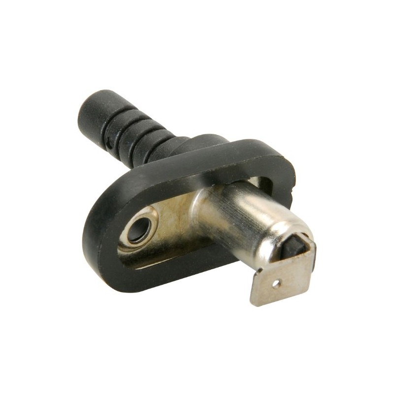 Nickel Plated Pin Switch w/Polycarb Plunger and Rubber Boot