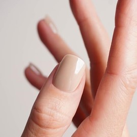 DOONAILS – Press On Nails 30er Set Toffee Square Form Pastell Creme – Nägel zum Aufkleben Full Cover in Salonqualität – Fake nails soft gel Extra Short – Natürliches & angenehmes Tragegefühl