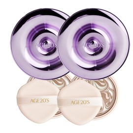 AGE20S Essence Pact Diamond Water Glow Shot Edition 2 main products + 2 refills set Age20s / AGE20S 에센스 팩트 다이아 물광샷 에디션 본품 2개+리필 2개 세트 에이지투웨니스