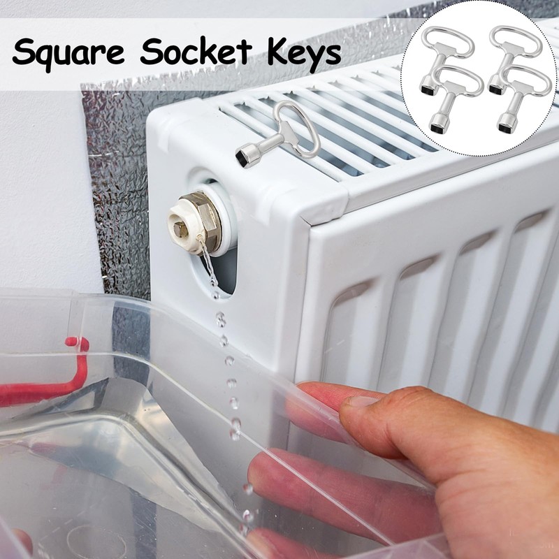 Tarocat Set of 4 square keys, mandrel key, square key,