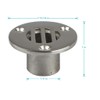 EEYAD 316 Stainless Steel 7/8" Boat Floor Deck Drain (Pack
