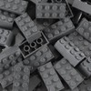 Feleph Dark Bluish Gray 2x4 Bricks 320 Pieces Grey Classic