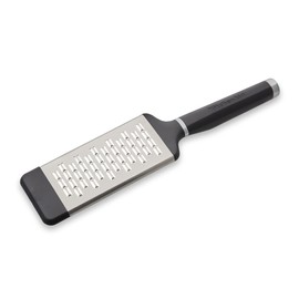 KitchenAid - Cheese Grater, Stainless Steel Bi-Directional Hand Grater with Protective Cover (Black)