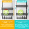 LUCYCAZ Adjustable Over The Door Hooks Organizer, Over The Door