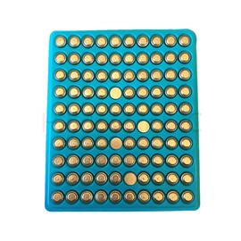 New 100 X AG3 LR41 392 Button Cell Battery in Tray
