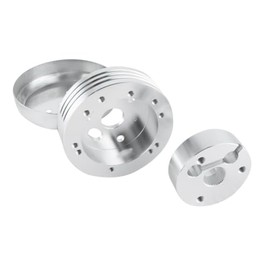 RADREPLA 5 & 6 Hole Steering Wheel Polished Hub Adapter Hub Connector for 69-94 Chevy GMC