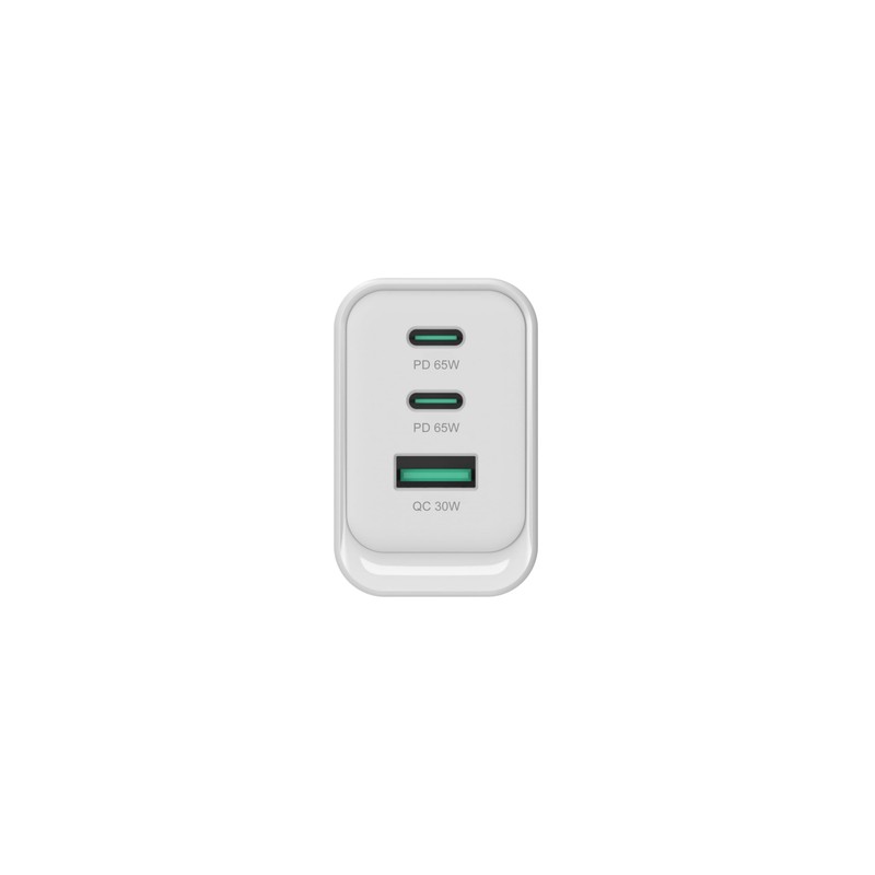 Conceptronic ALTHEA21W65 Ladegerät für mobile Geräte, Universal, Weiß, Netzteil, Schnellladung