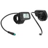 Electric Bicycle LCD Display Waterproof Connector Data Display Meter 24V
