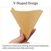 Coffee Filters Cone 01, 100 Count Unbleached Natural Brown 1-2
