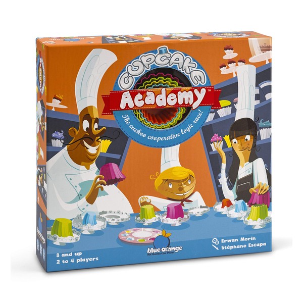Blue Orange Games Cupcake Academy Board Game- New Cooperative Board Game for 2 to 4 Players. Recommended Ages 8 & up