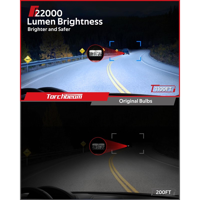 Torchbeam D3S D3R HID Bulbs, 22000 Lumens 66340 42403 42302