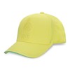Inter Embossed Cap Visor Unisex Adult, yellow