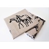 A Pair of Linen Cotton Tea Towels Kitchen Towels Horses
