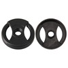 Lovermusic Black 7 Inch 45 RPM ABS Vinyl Record Centre-Hole
