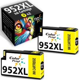 Colorprint Compatible 952 Ink Cartridge Replacement for HP 952XL 952Y Office Jet Pro 8710 8720 8740 7720 7740 8216 8200 8210 8218 8700 8724 8725 8726 8727 8728 8730 8734 8735 (2-Pack, Yellow, 952XLY)