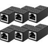 Dingsun RJ45 Coupler, in-Line Coupler Cat7 Cat6 Cat5 Cat5e Network