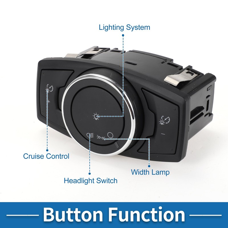 X AUTOHAUX No.CV6Z11654L/HLS1575/1S13820/SW6865 Headlight Switch for Ford Escape 2013-2016 Headlamp