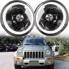 YLT Auto PAIR DOT 7" Inch LED Headlights DRL Turn