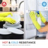 DABOGOSA Mamison 2 Pairs Reusable Waterproof Household Dishwashing Cleaning Rubber