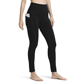 ALONG FIT Women's Leggings High Waisted Yoga Pants with 3 Pockets, 7/8 Length Yoga Leggings for Women Tummy Control Workout Leggings for Yoga, Workout, Casual and Athletic