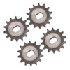 4Pcs 428 14T Chain Sprocket 12x17mm H Hole Steel Electric
