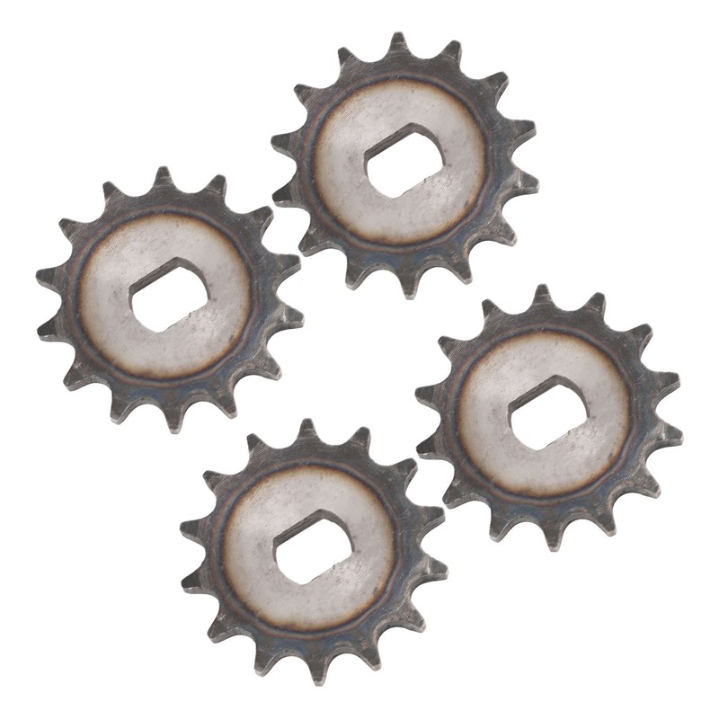 4Pcs 428 14T Chain Sprocket 12x17mm H Hole Steel Electric