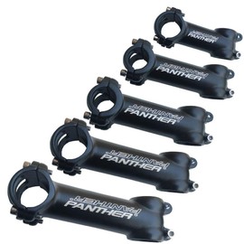 PANTHER Ahead Stem, Aluminum 6061 Adjustable Stem, Cross Roads, Mountain Bikes, 14 Sizes Available, 14 Sizes Available (φ1.2 x 1.1 x 4.3 inches (31.8 x 28.6 x 110 mm); H = 1.6 inches (41 mm), Black)