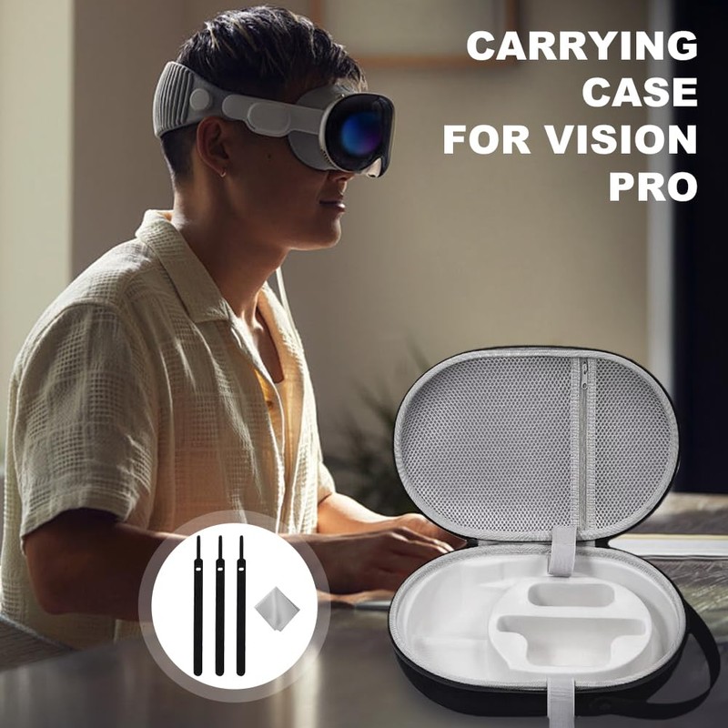 JDXFENG Hard Carrying Case for（Apple） Vision Pro, Travel Protective Case