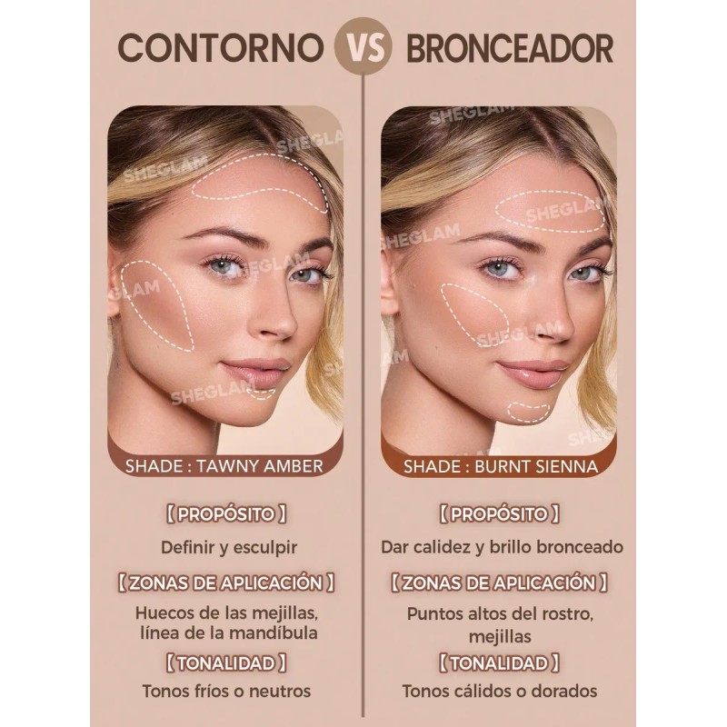 Sheglam Sun Sculpt Contorno Líquido Mate - Clay