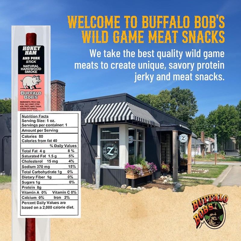 Buffalo Bob's Exotic Game Jerky & Meat Snacks - Best