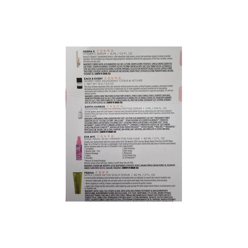 Set De Cuidado Personal Ulta. Viaje. 15 Piezas. Regalo