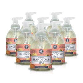 Nature's Oil Foaming Hand Soap, Exotic Grapefruit and Sea Salt, 10 Fluid Ounces (Case of 8)