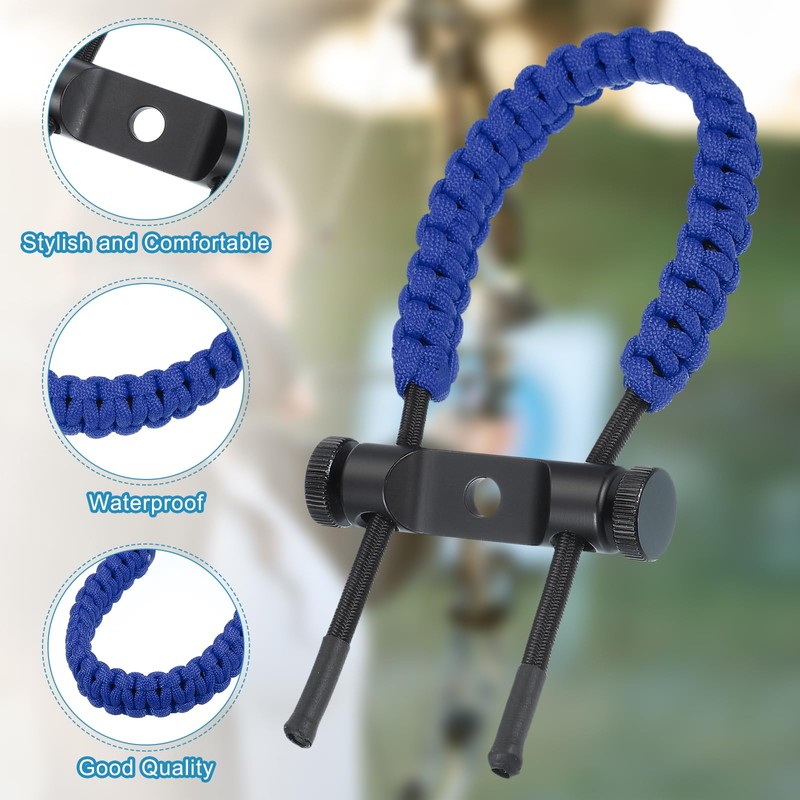 sourcing map Archery Bow Wrist Sling 15.75 Inch 550 Paracord