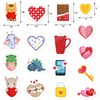 ceiba tree 400Pcs Valentine's Day Foam Stickers Assorted Heart Animal