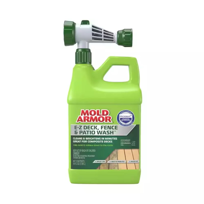 64 Oz. E-Z Outdoor Deck and Fence Wash Mold and