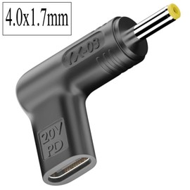 USB Female Input to DC 4.0 x 1.7 mm Adapter 100 Watt Adapter, Male to DC Female 12 V 19 V 20 V Adapter, USB to 4.0 x 1.7 mm Adapter Made for Lenovo Ideapad Yoga Laptop Series