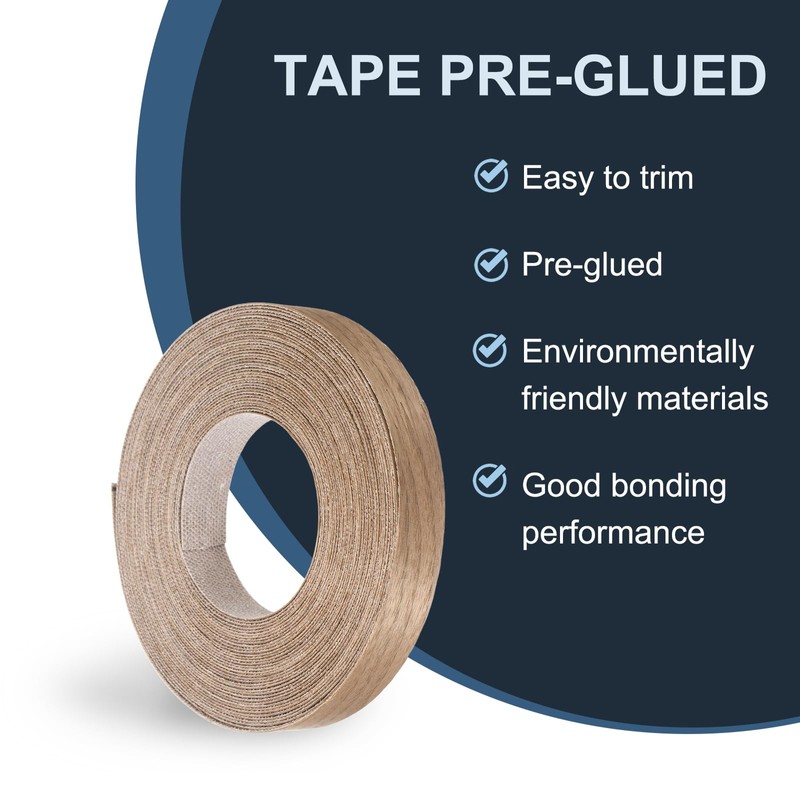 PATIKIL Walnut Edge Banding, 1 in x 49.2 ft Wood