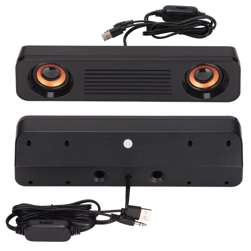 HiFi Stereo Subwoofer with 2 Speakers and 2 Sound Guide