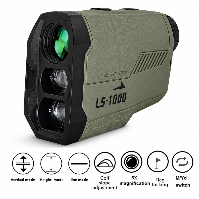 Golf Laser Rangefinder with Slope Measurement – 650M/1000M Distance Finder